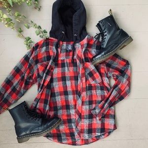 Black Jack Hooded Flannel